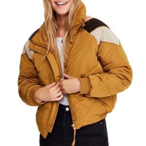Free People Heidi Ski Puffer Jacket Small